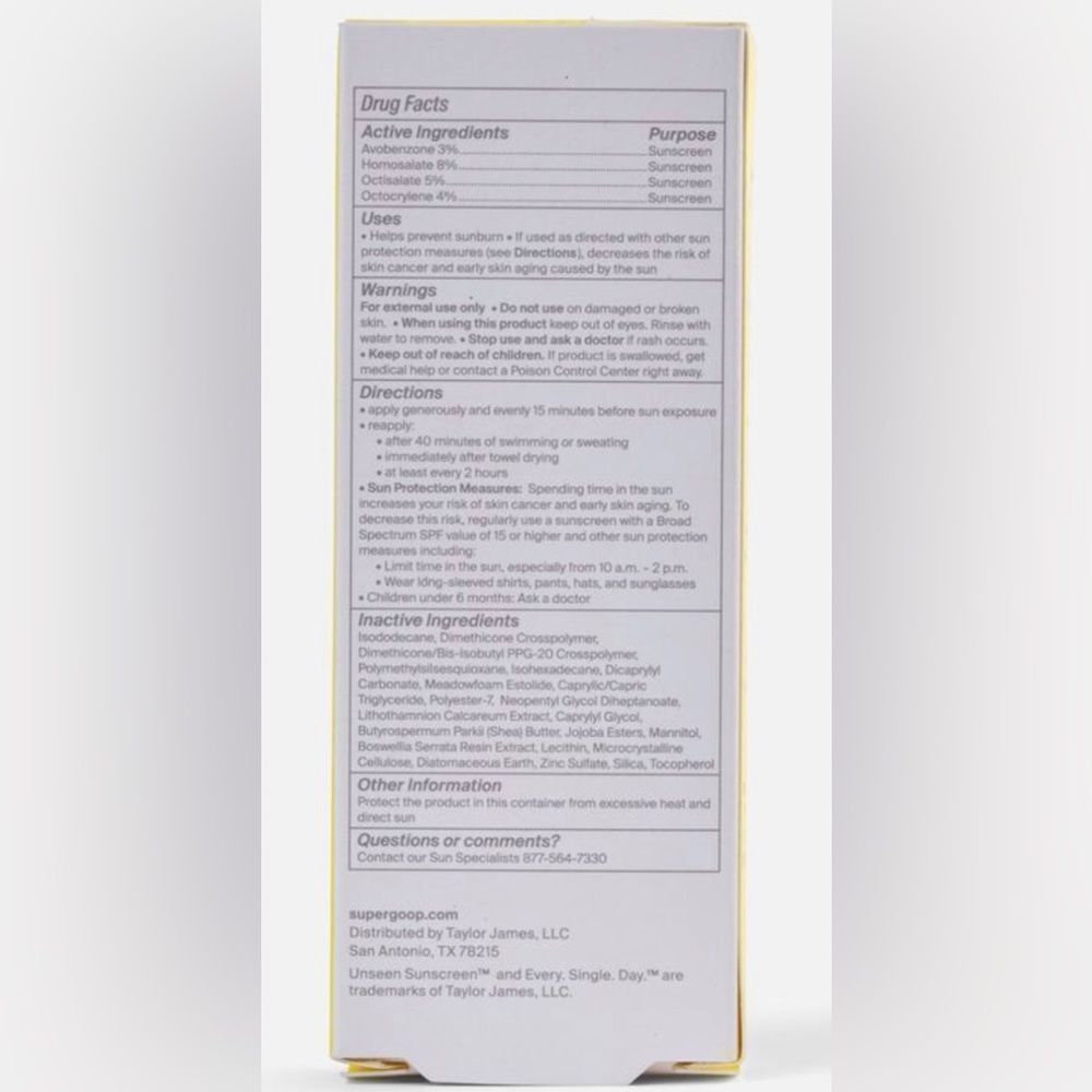 Supergoop Unseen Sunscreen - Picture 2 of 9